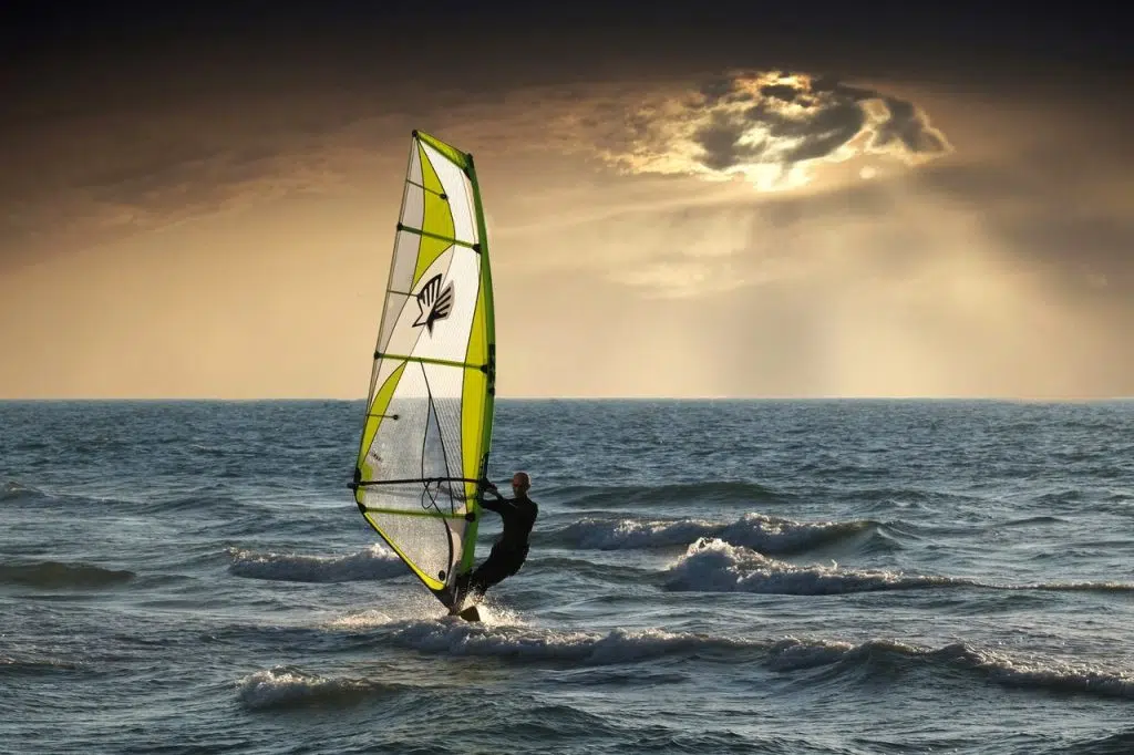 windsurfer exercise low impact