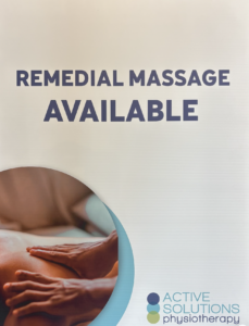 Remedial massage